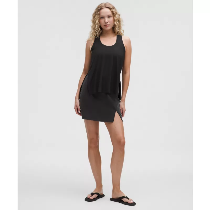 SilkyAppeal Side-Slit Tank Top