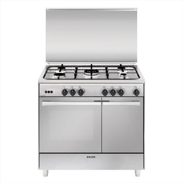 GLEM GAS - Cucina a gas UR965VI Classe A-Inox