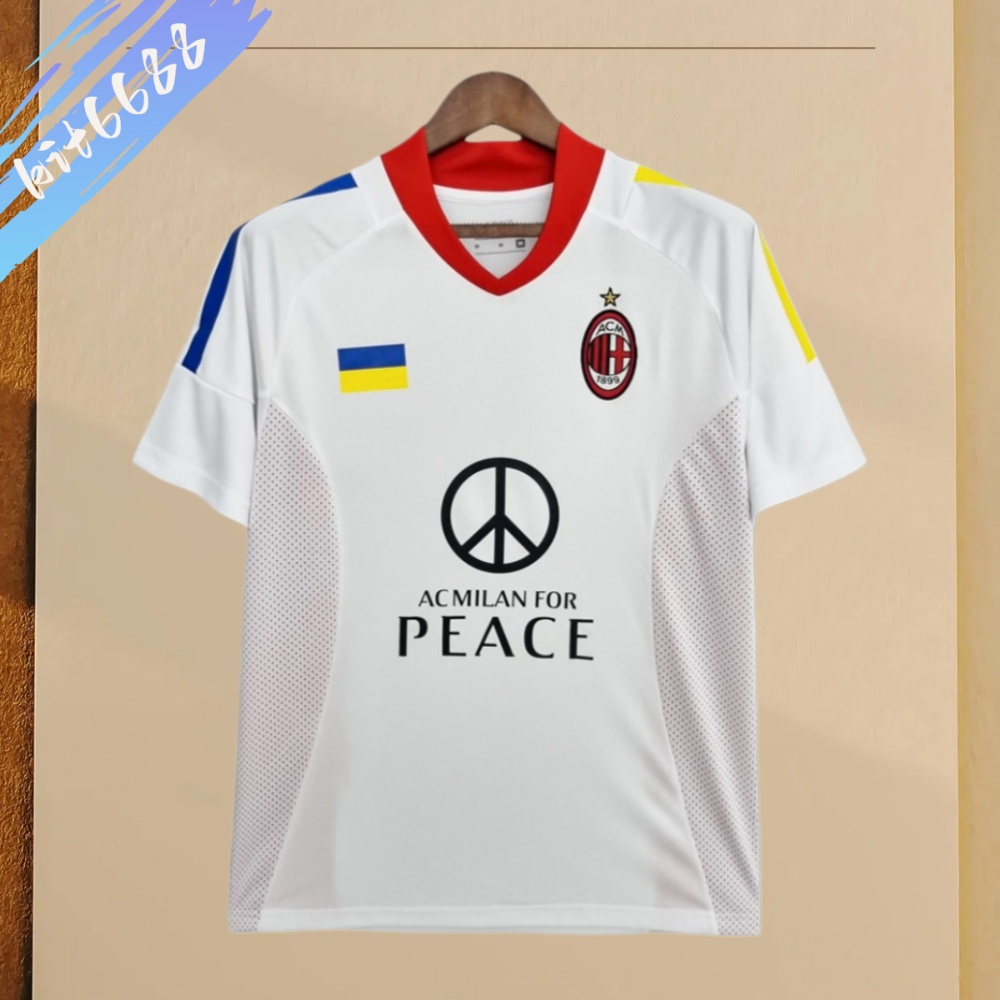 2002/2003 AC Milan Away Retro Champions League Final Edition Football Shirt