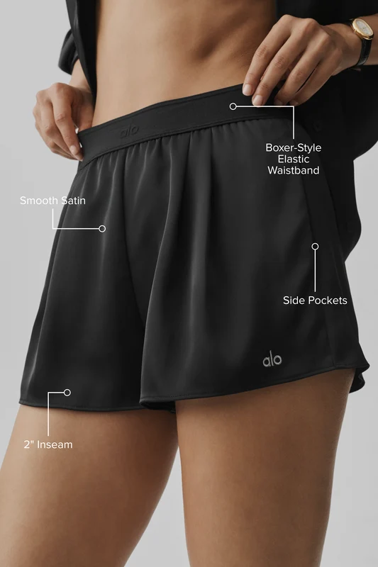 Satin High-Waist Smooth Talker Short