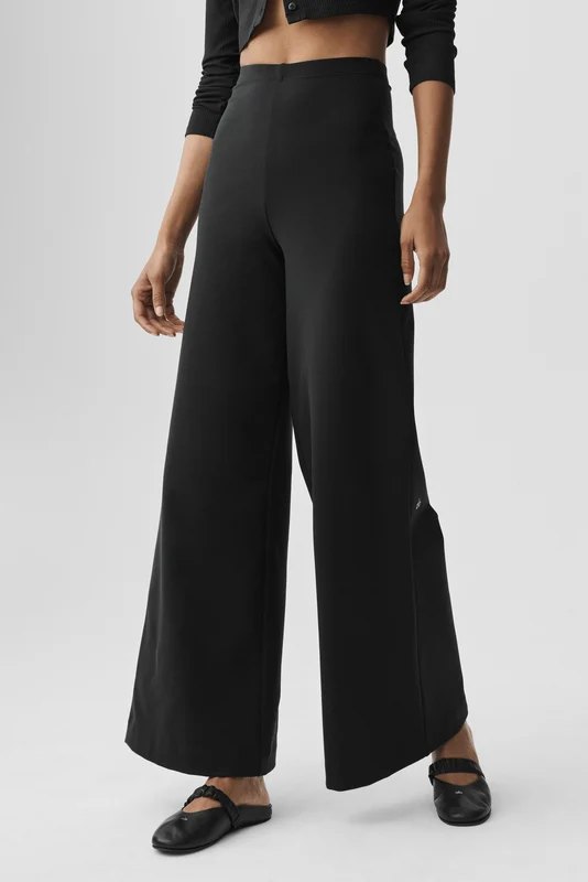 Airbrush High-Waist Wide Leg Pant (Long)