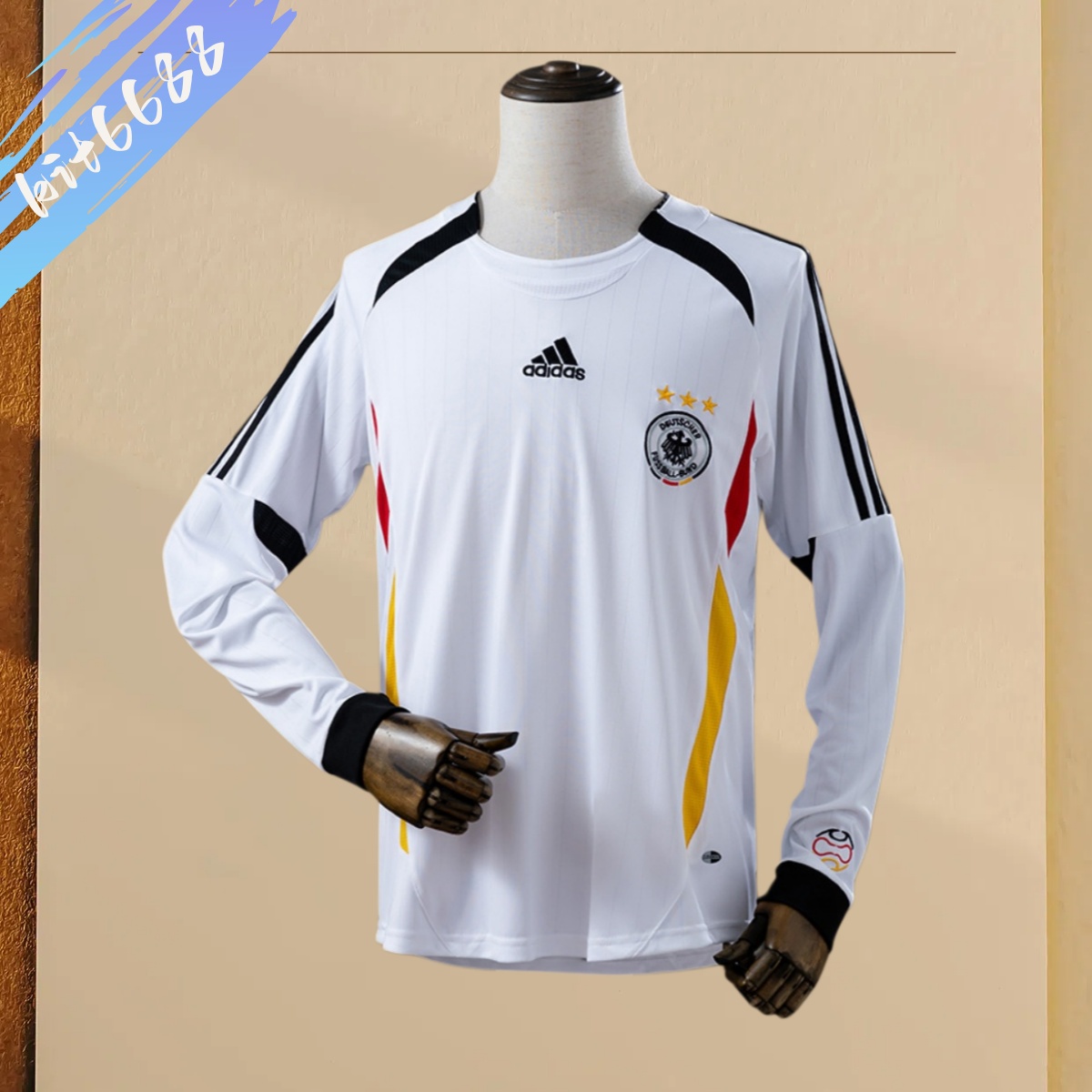 2006 Germany Home Retro Long Sleeve Football Shirt