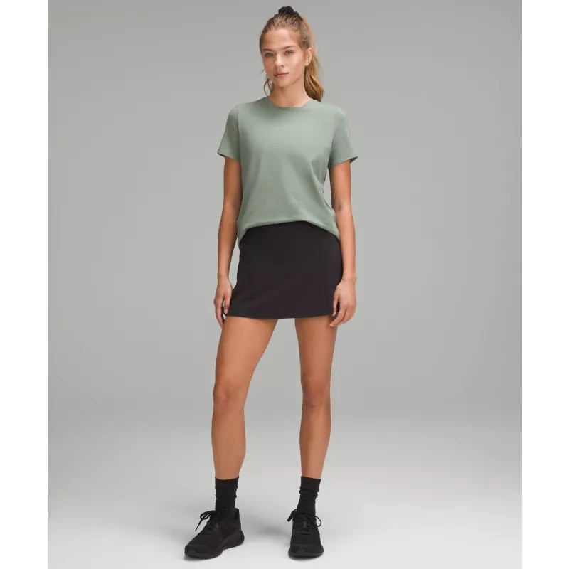 Organic Cotton Straight-Hem Crewneck T-Shirt