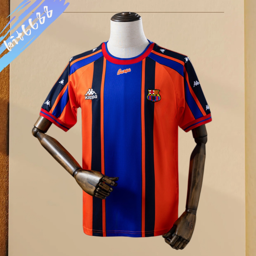 1997/1998 Barcelona Away Retro Football Shirt