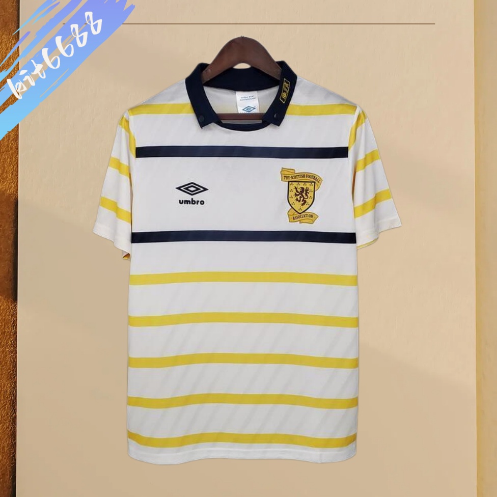 1989/1990 Scotland away football shirt（Retro）