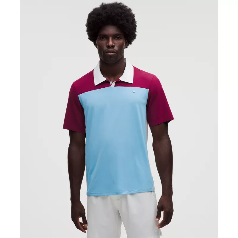 Mesh Pique Tennis Polo Shirt