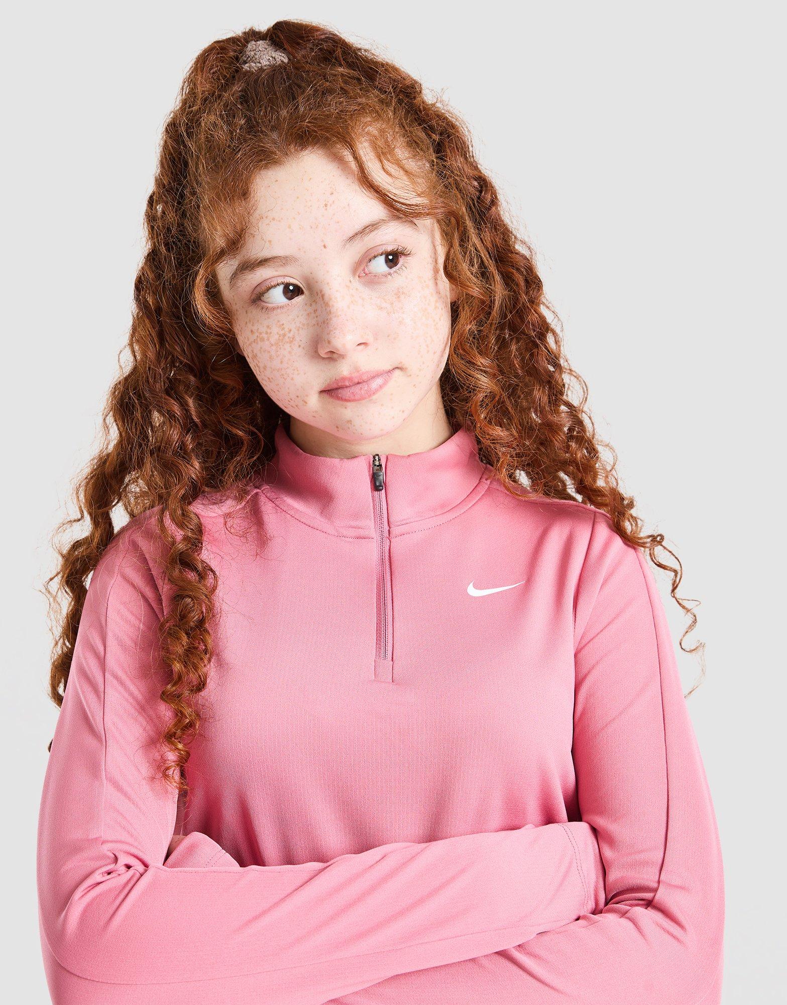 Nike Girls' Fitness Long Sleeve 1/2 Zip Top Junior