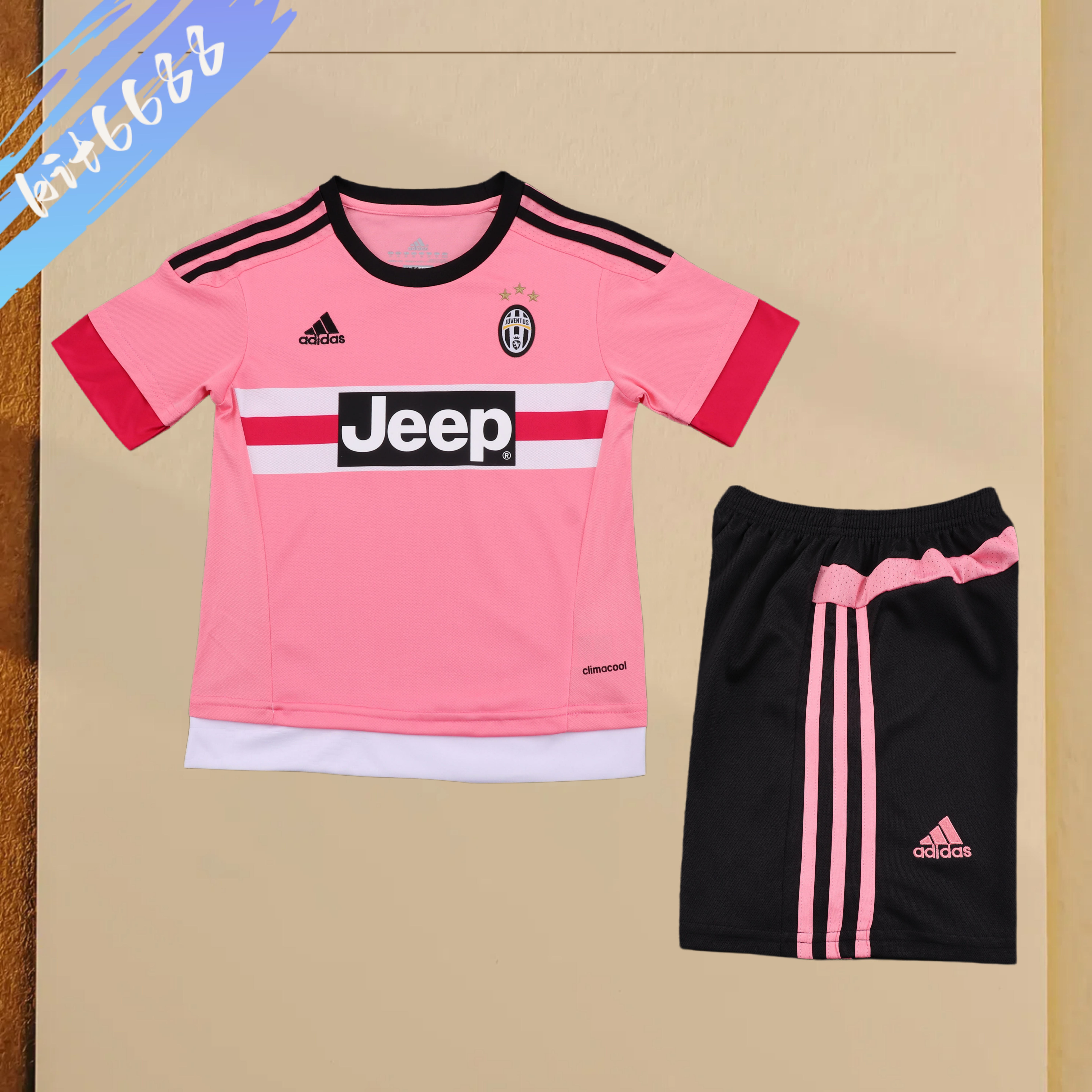 2014/2015 Juventus Away Retro Football Shirt Kids Kit