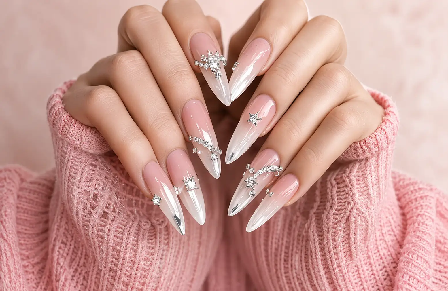 Custom press on nail colors and finishes