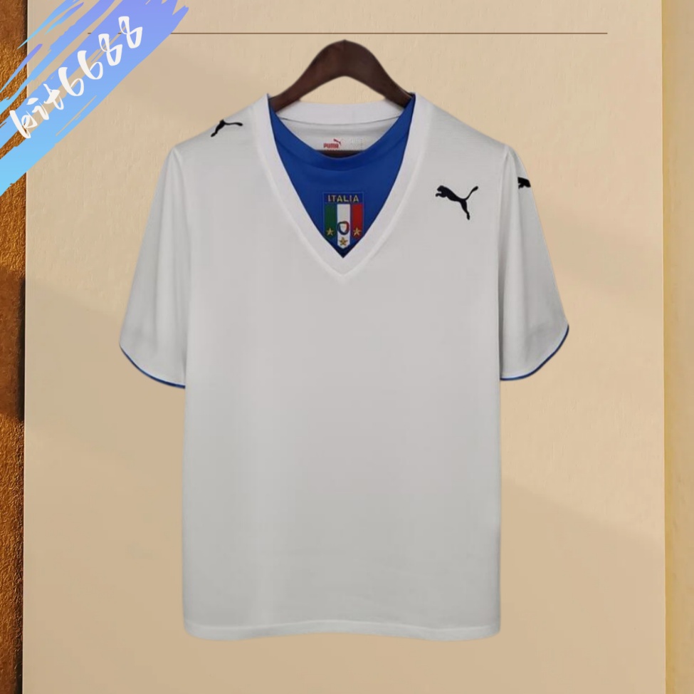 2006 Italy Away Retro Football Shirt