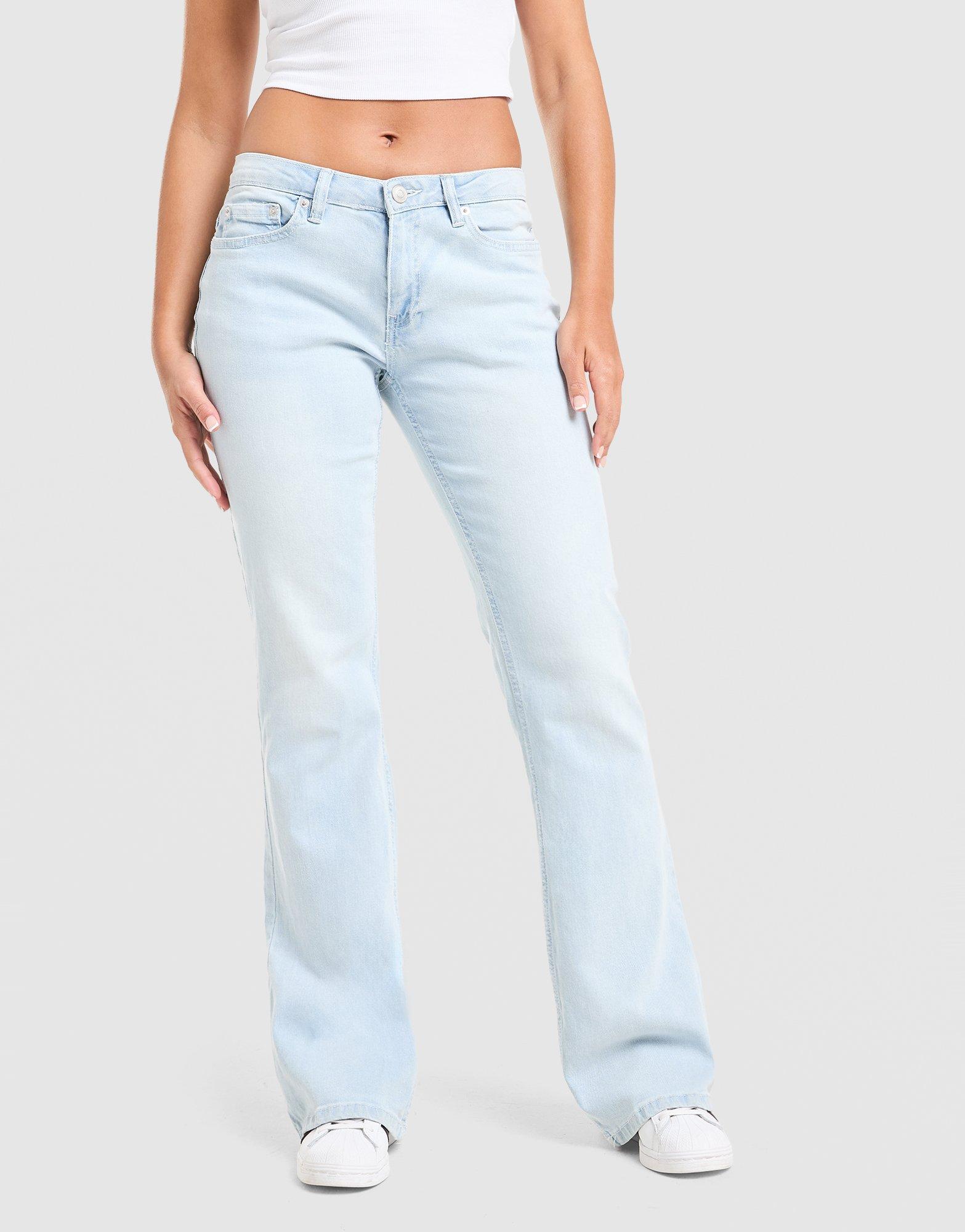JUICY COUTURE Low Rise Diamante Crown Denim Jeans