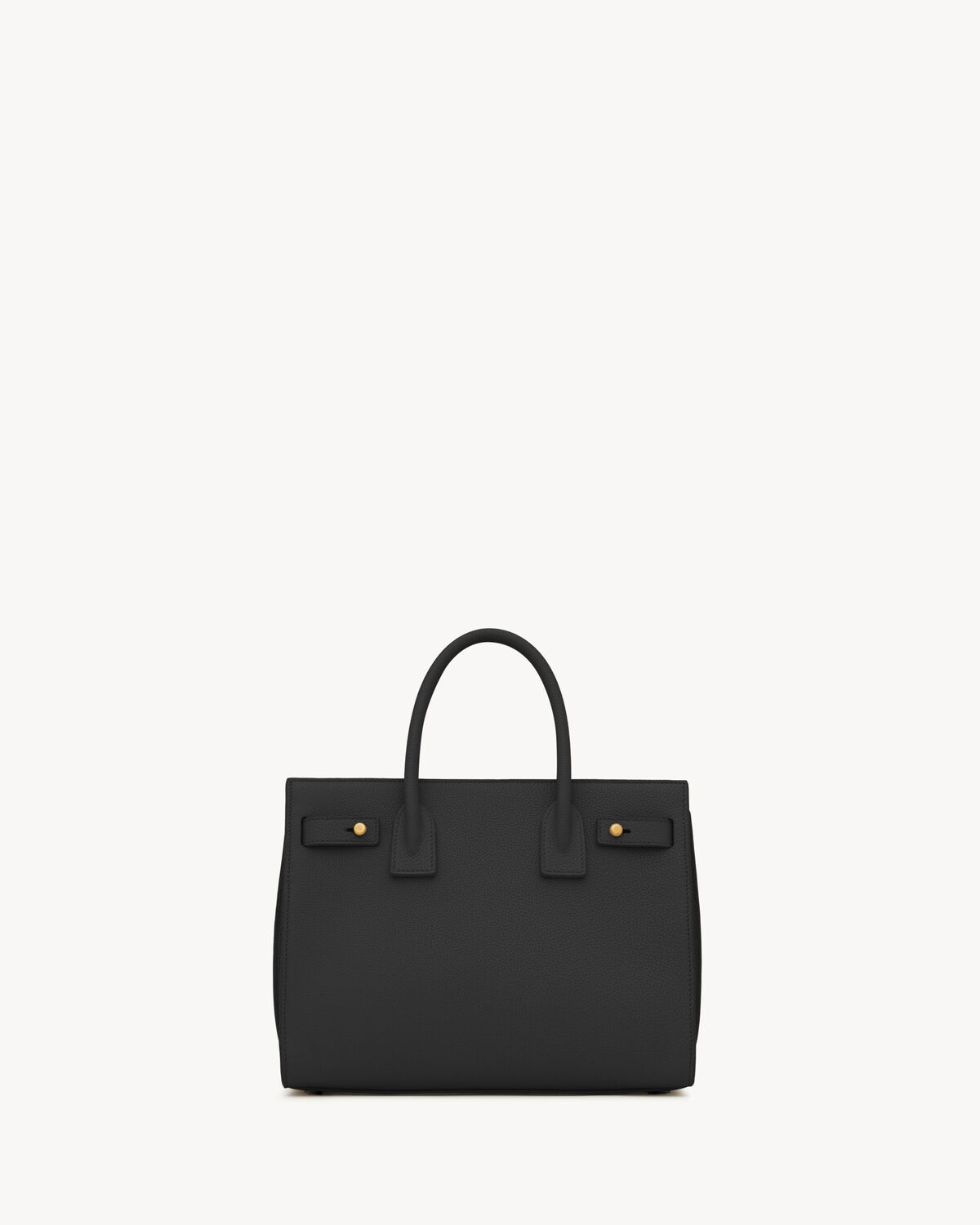 sac de jour in supple grained leather - baby BLACK
