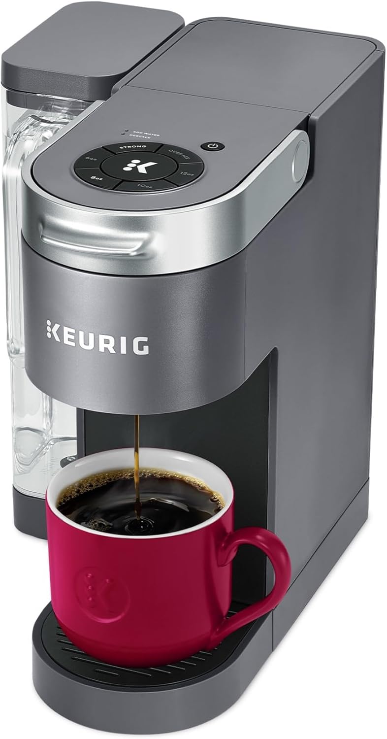 Coffee maker, MultiStream technology, 4 brewing sizes, 64 oz (about 1.9 kg) dual-position removable water tank,