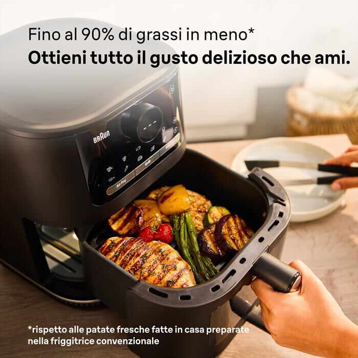 BRAUN - Friggitrice ad aria MultiFry 5 HF5073-NERO