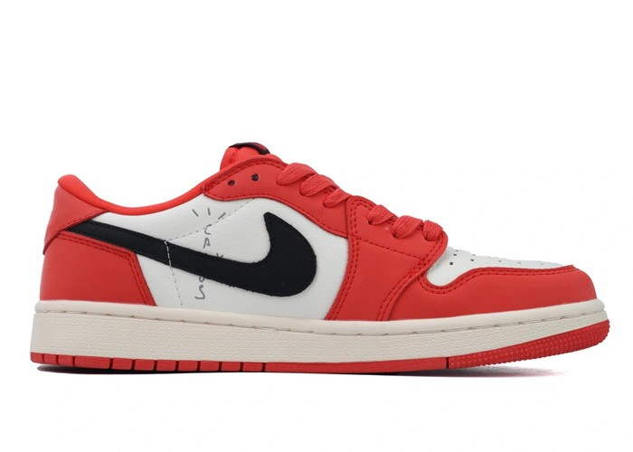 Scott x Air Jordan 1 Low Red DM7688-100