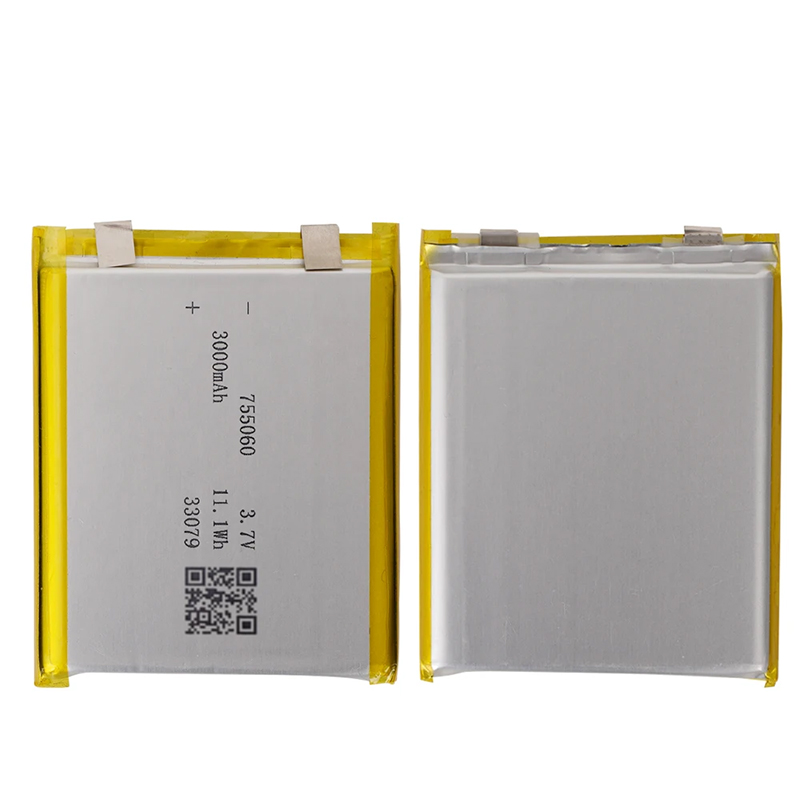 Pouch Lithium Ion Batteries 755060 755590 3.7v 3000mAh 5000mAh