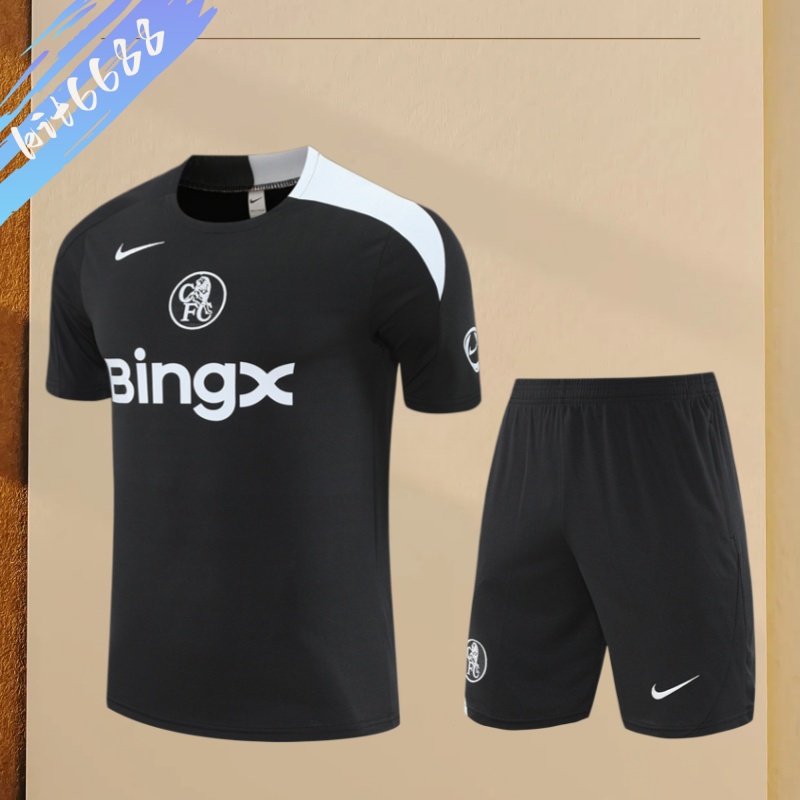 25/26 Chelsea Short Sleeve Training Suit (Adult and Children's Set)