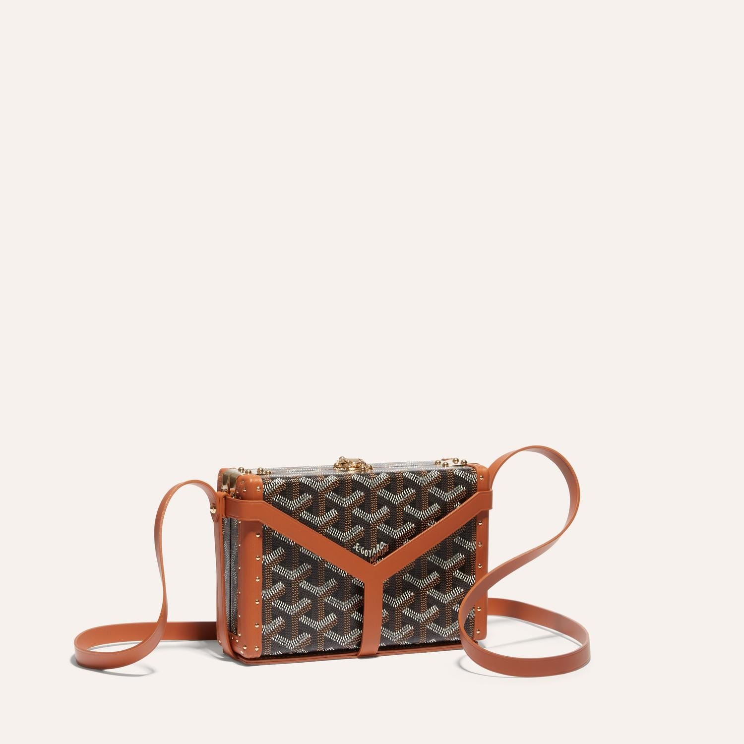 Minaudière Trunk Bag Black & Tan