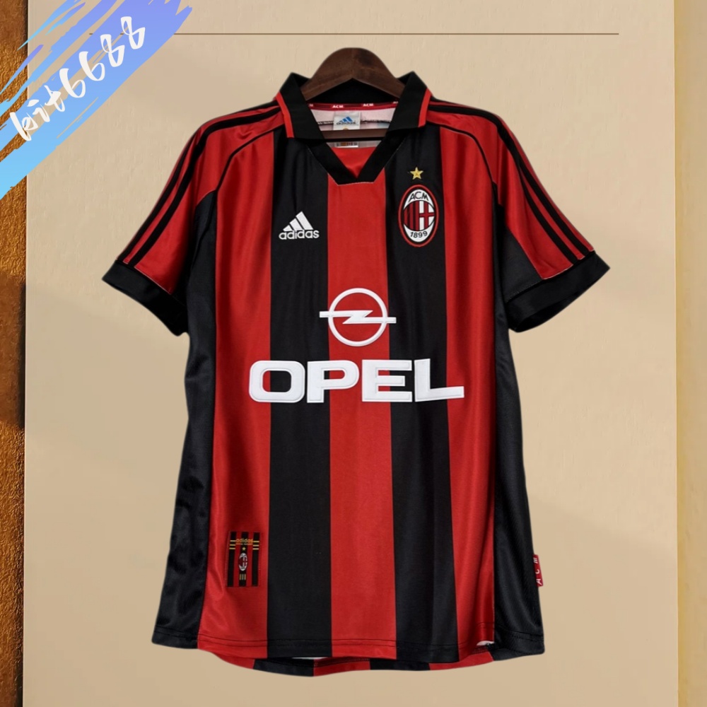 1998/1999 AC Milan Home Retro Football Shirt