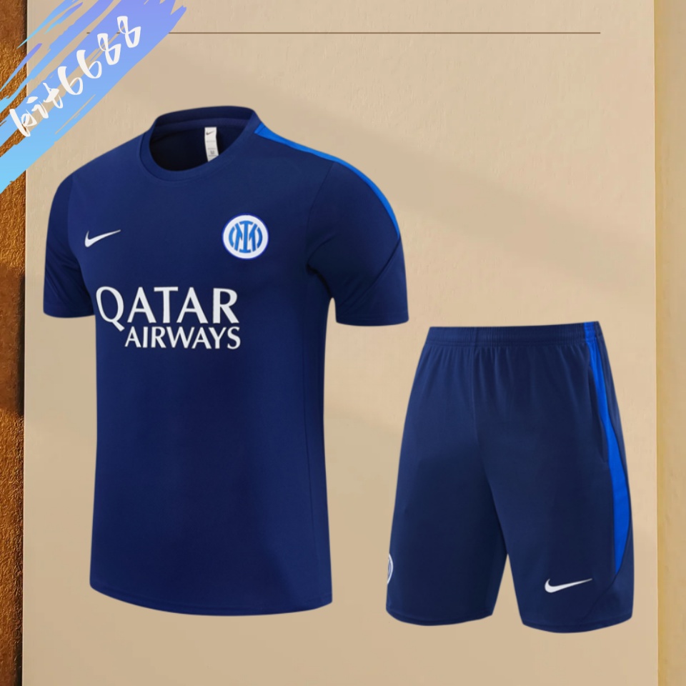 26/27 Inter Milan Short Sleeve Training Clothes (adult Kids Kit)