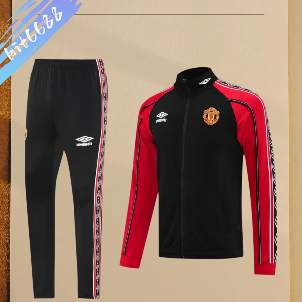 25/26 Manchester United Full Zipper Training Suit (Adult Set)