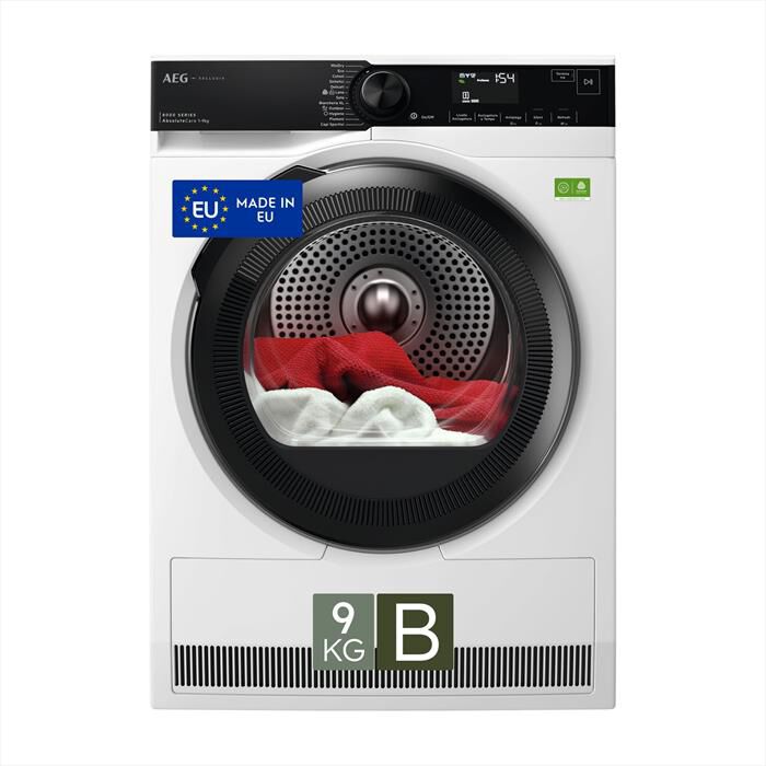 AEG - Asciugatrice XTR8HBGH9B 9 Kg Classe B-Bianco