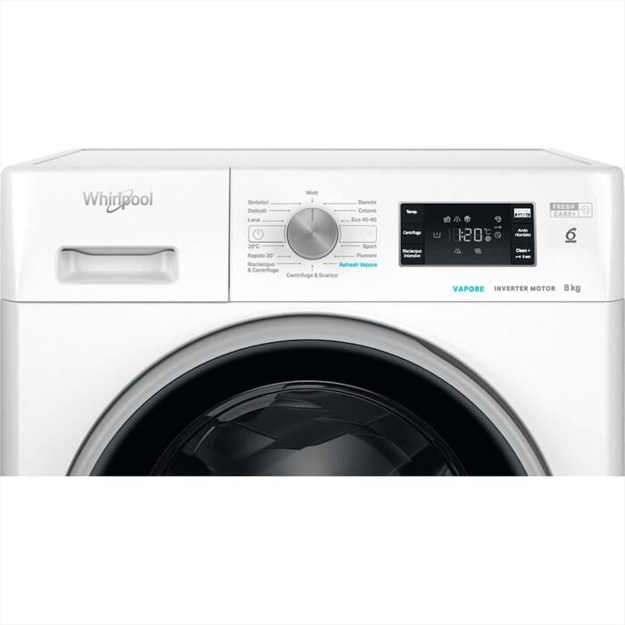 WHIRLPOOL - Lavatrice FFB 848 BSV IT 8 Kg Classe A-Bianco