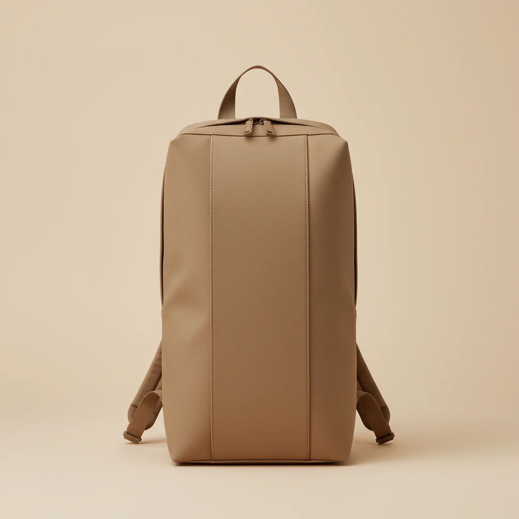 Warm Taupe Slim Backpack