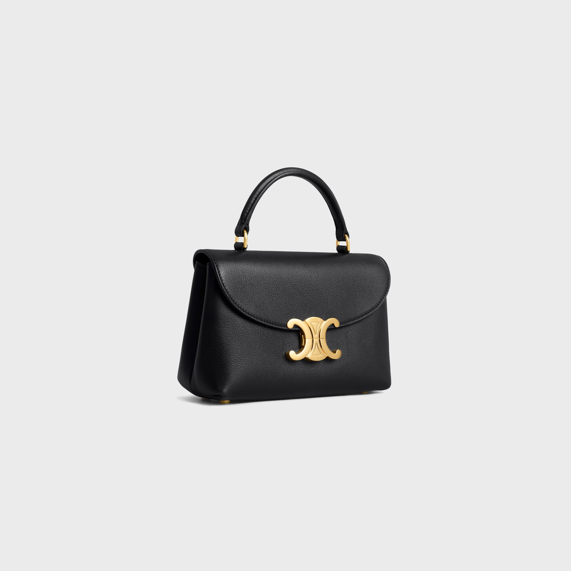 TEEN NINO BAG IN SUPPLE GRAINED CALFSKIN BLACK