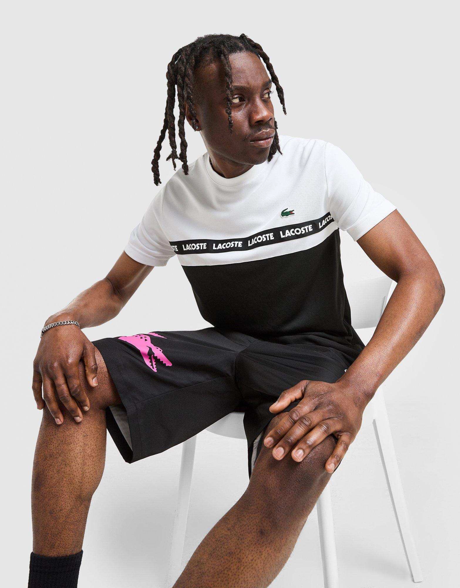 Lacoste Croc Colour Block Tape T-Shirt