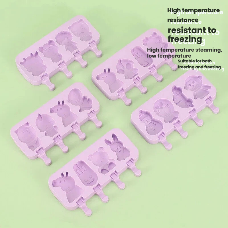 Cartoon Silicone Ice Pop Molds
