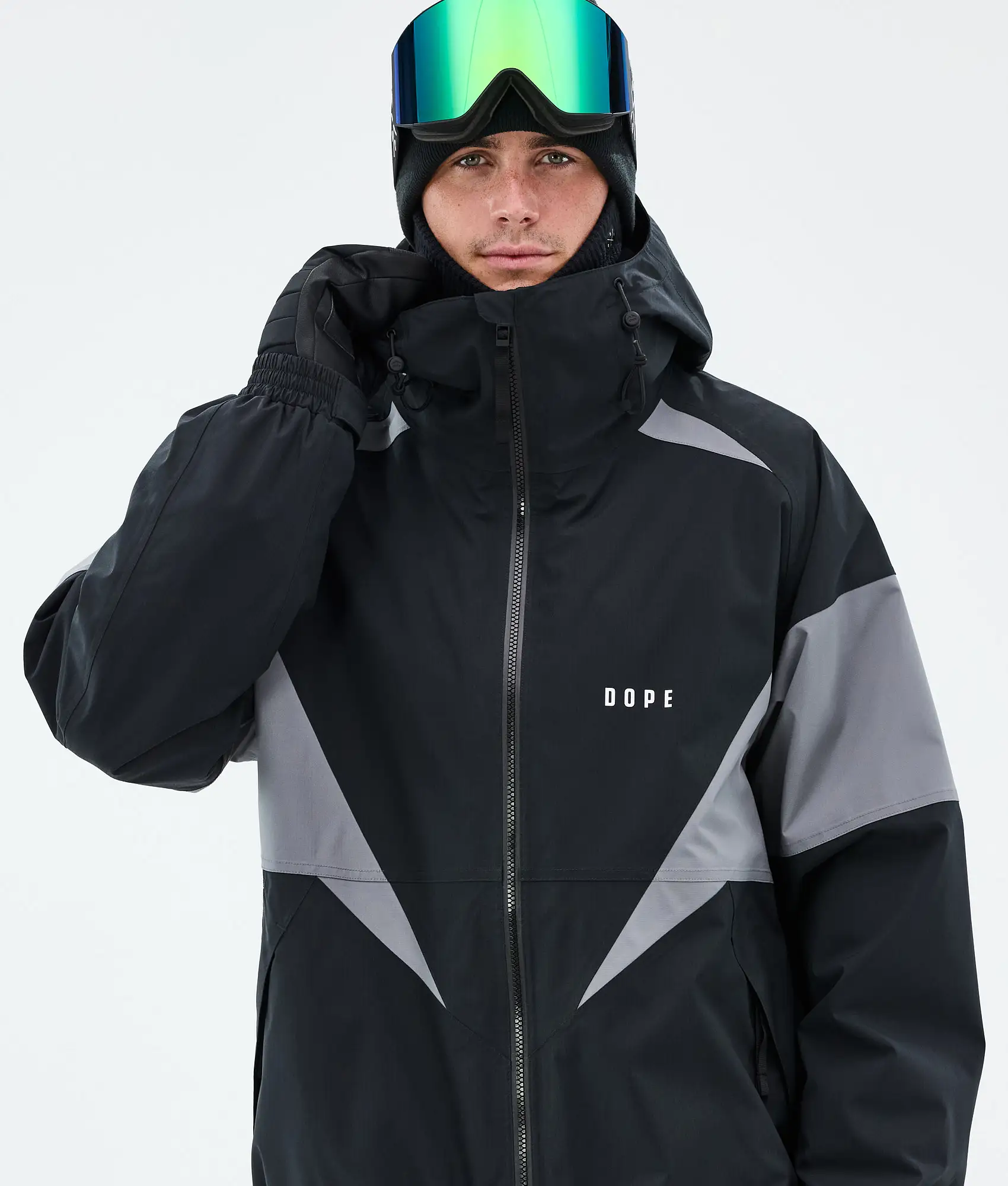Spartan Snowboard Jacket Men Spike Black/Light Pearl