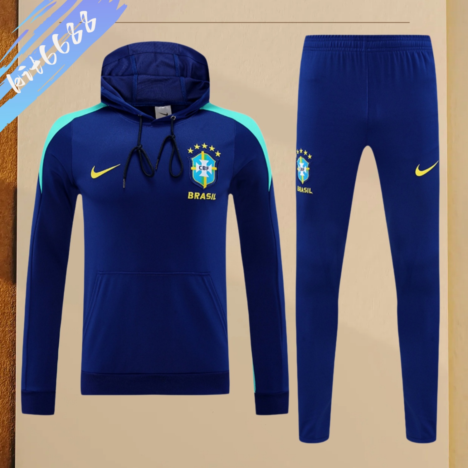 2025/2026 Brazil Adult Long Sleeve Hood Kit