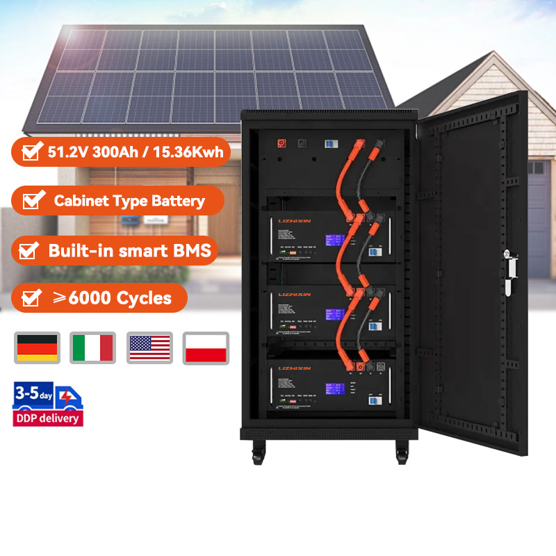 Rack mounted battery 51.2v 300ah