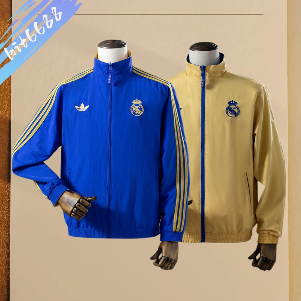 2025/2026 Real Madrid double-sided windbreaker