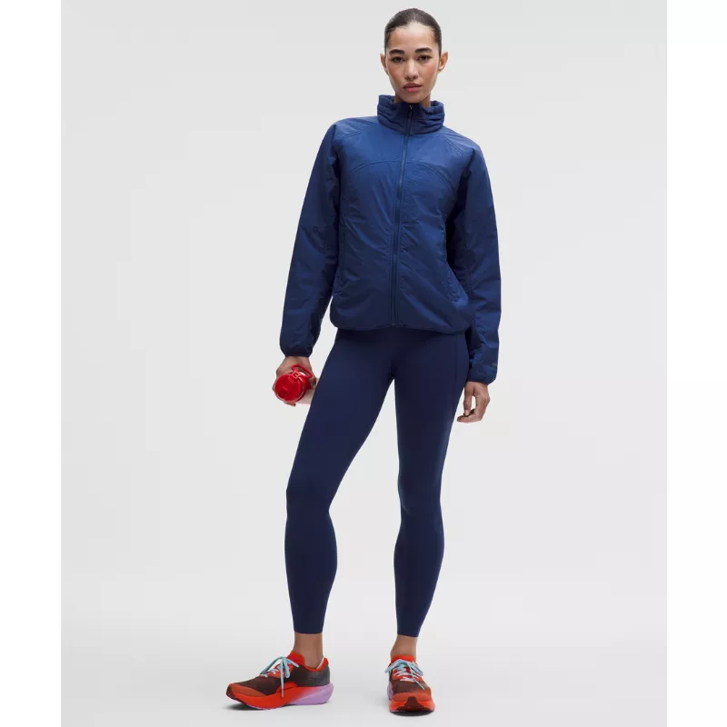 Insulated Back-Vent Running Jacket