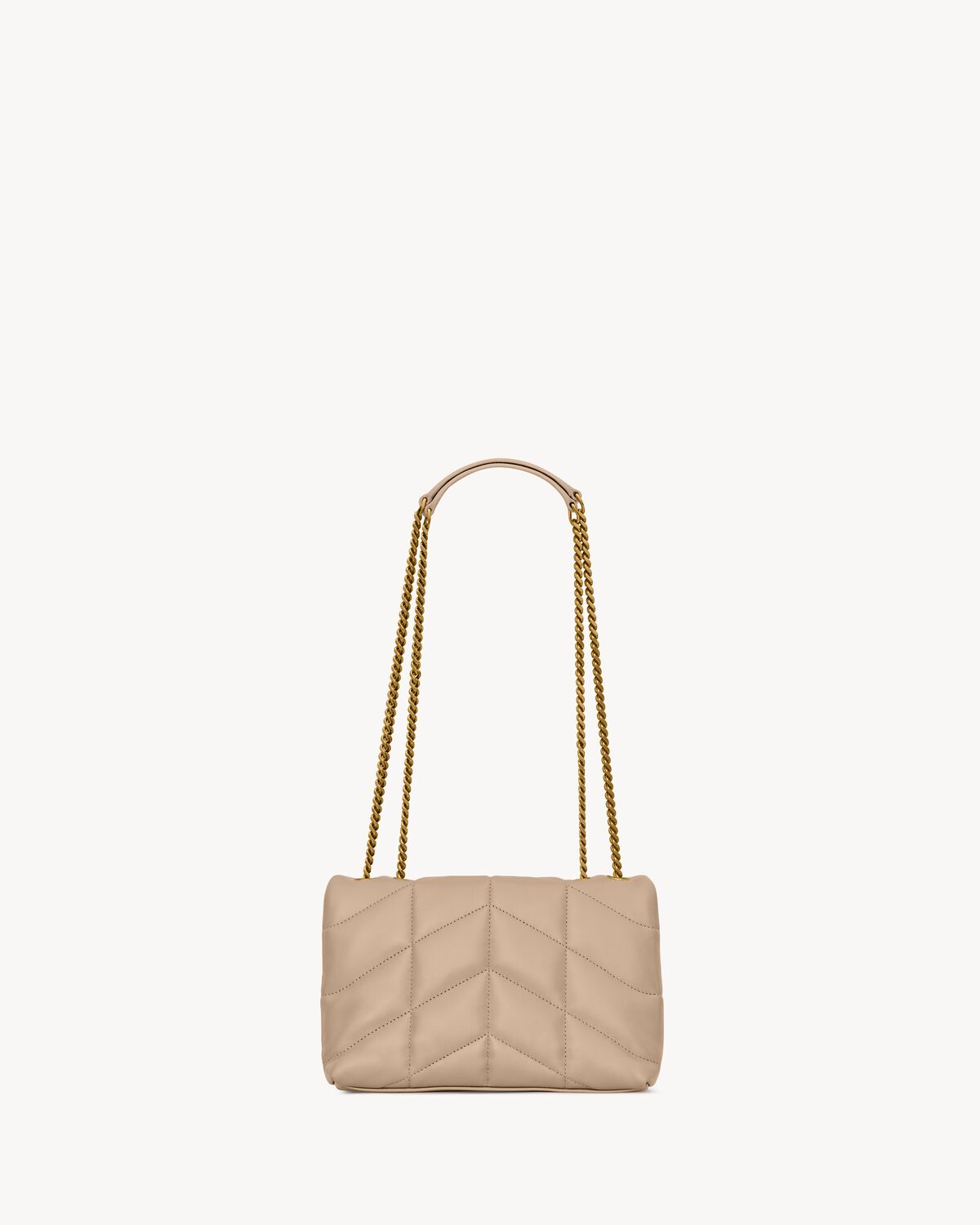 toy puffer in lambskin DARK BEIGE