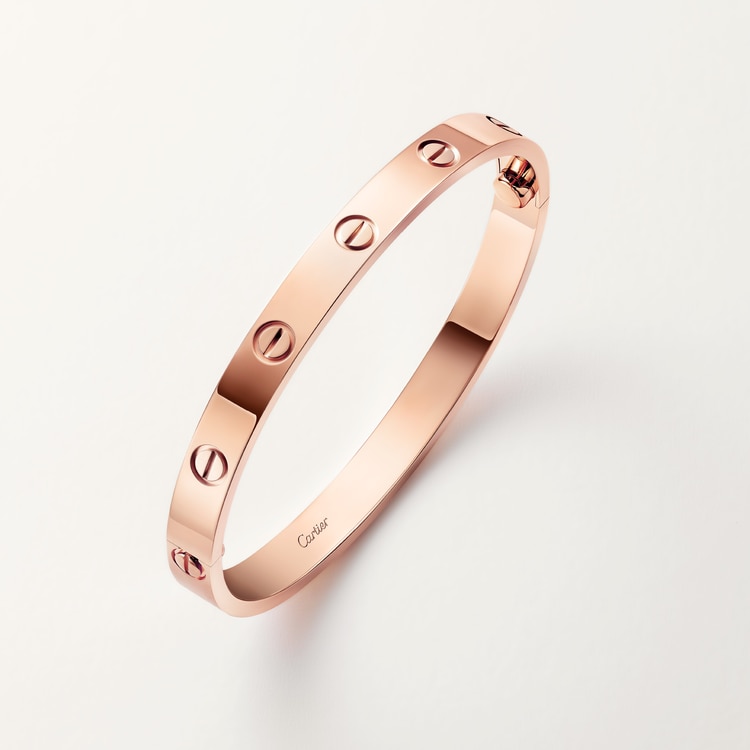 LOVE bracelet, classic model 18K rose gold 6.1 mm