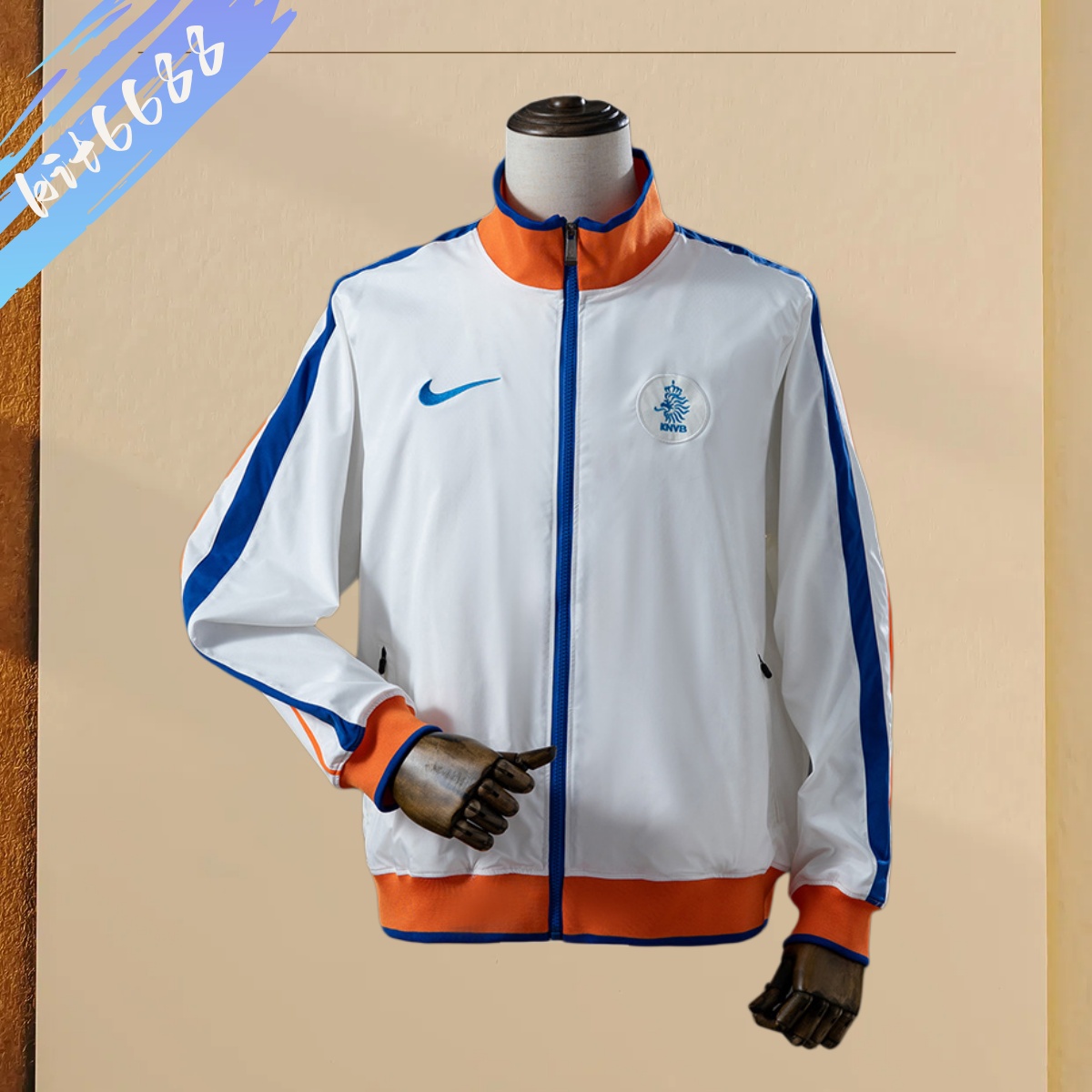 10/11 Netherlands Football Casual Windbreaker