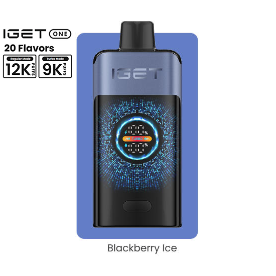 IGET ONE 12000 Puffs - Blackberry Ice【3-7 days】