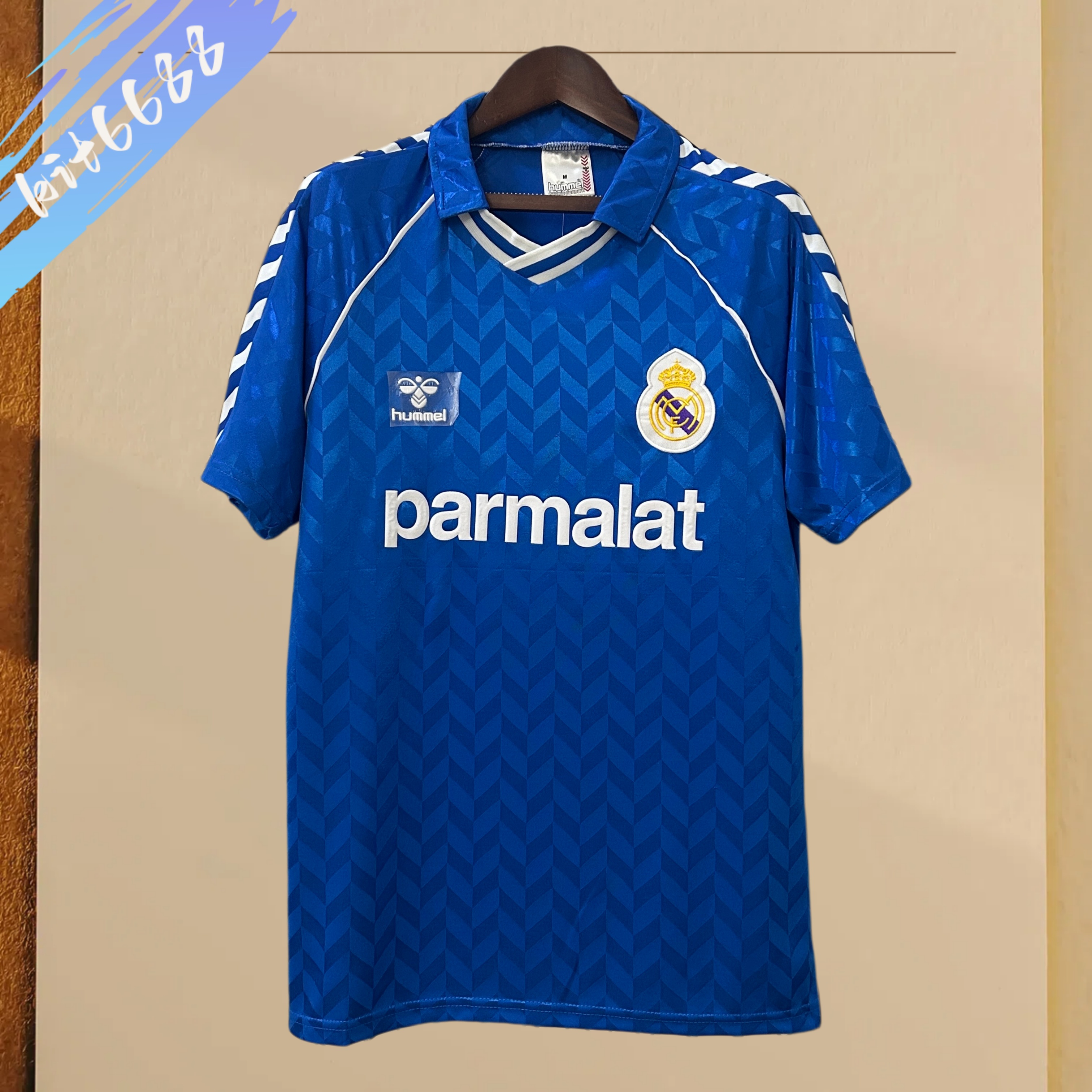 1986/1988 Real Madrid Away Retro Football Shirt
