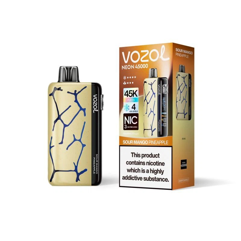 Vozol Neon 45000 Puffs Prefilled Disposable Vape – (10 pieces)