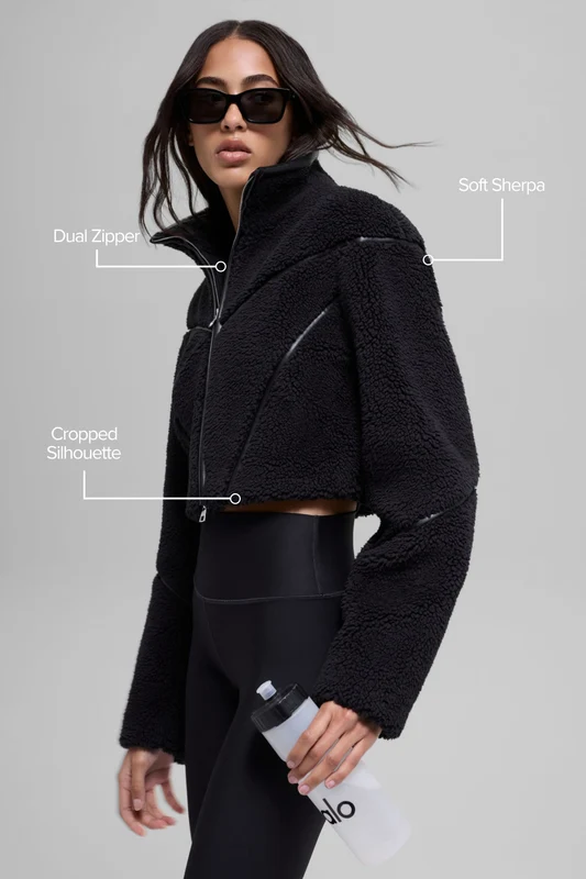 Sherpa Cropped Slope Side Jacket