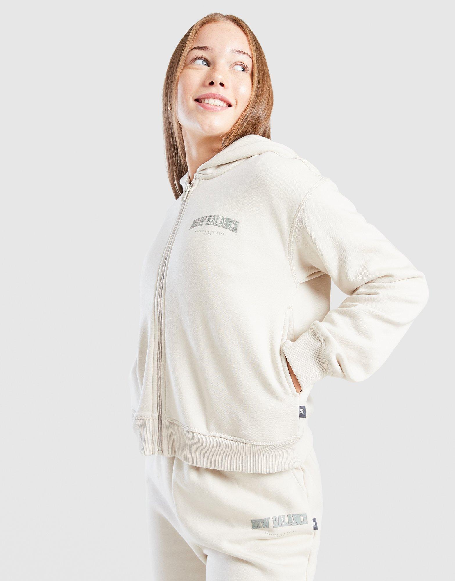 New Balance Girls' Varsity Full Zip Hoodie Kinder