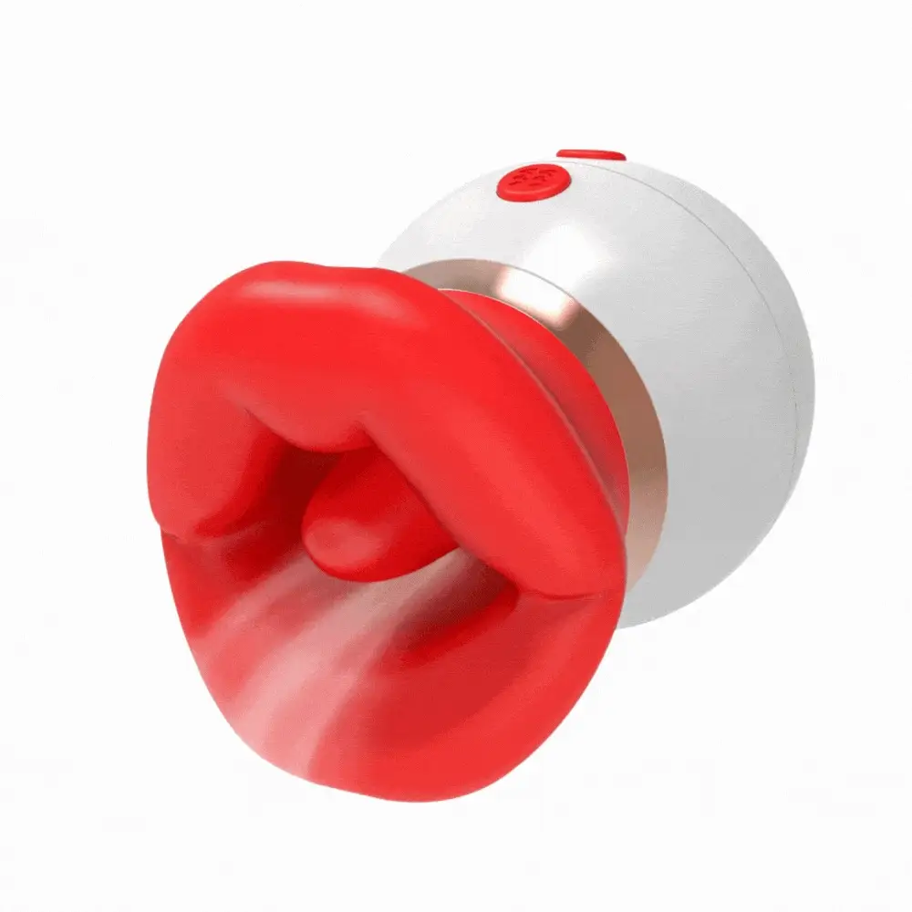 Mlovexy - 3IN1 Big Mouth Shaped Sex Toy Sucking Vibrator Adult Toys