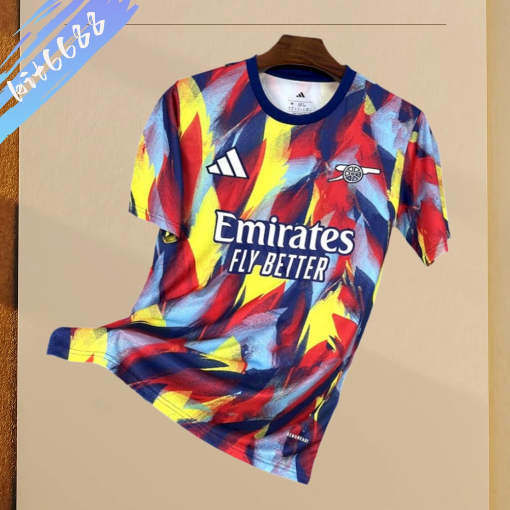 2025/2026 Arsenal Pre-match Training Football Shirt（Fans）