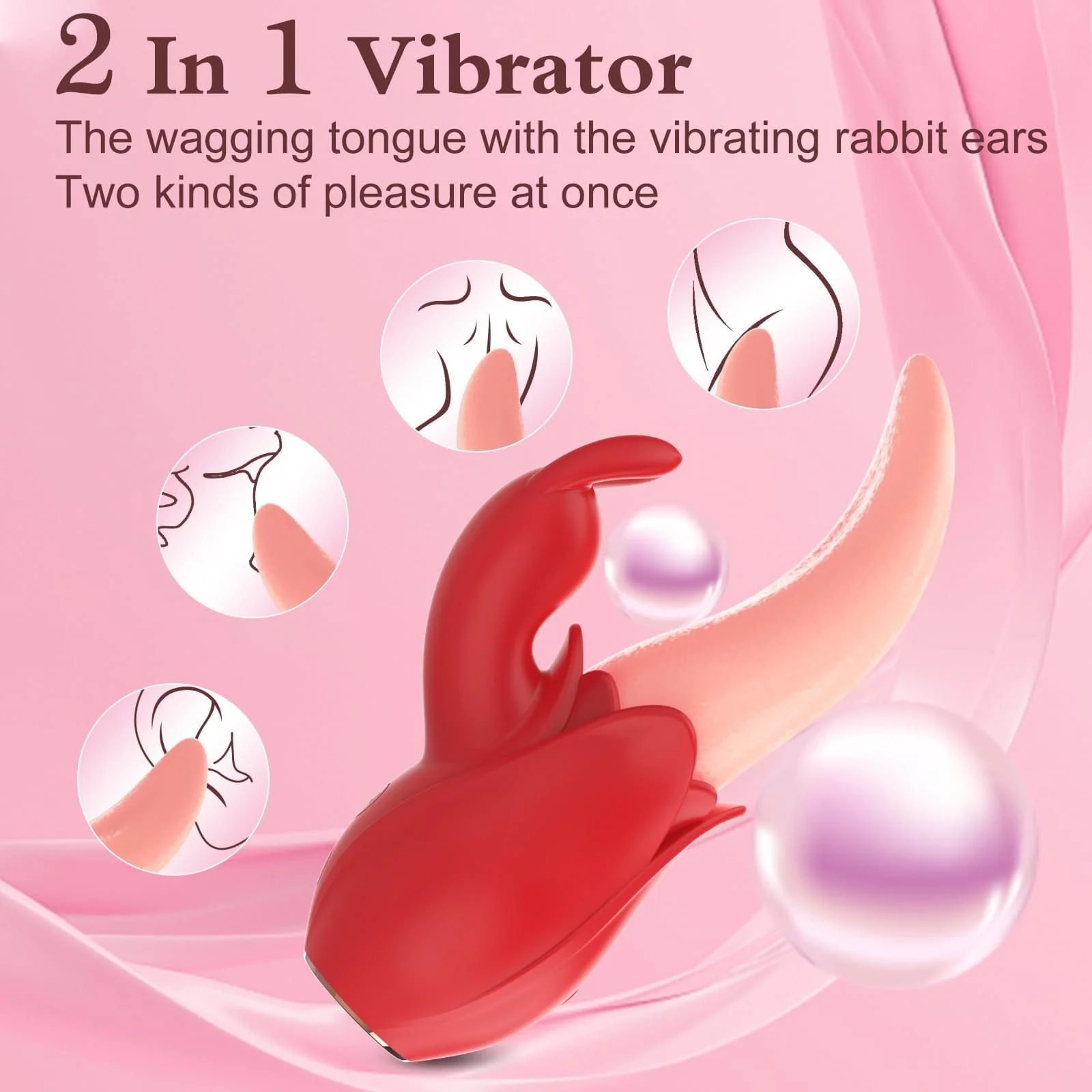 Mlovexy - Rose Rabbit Vibrator for Women