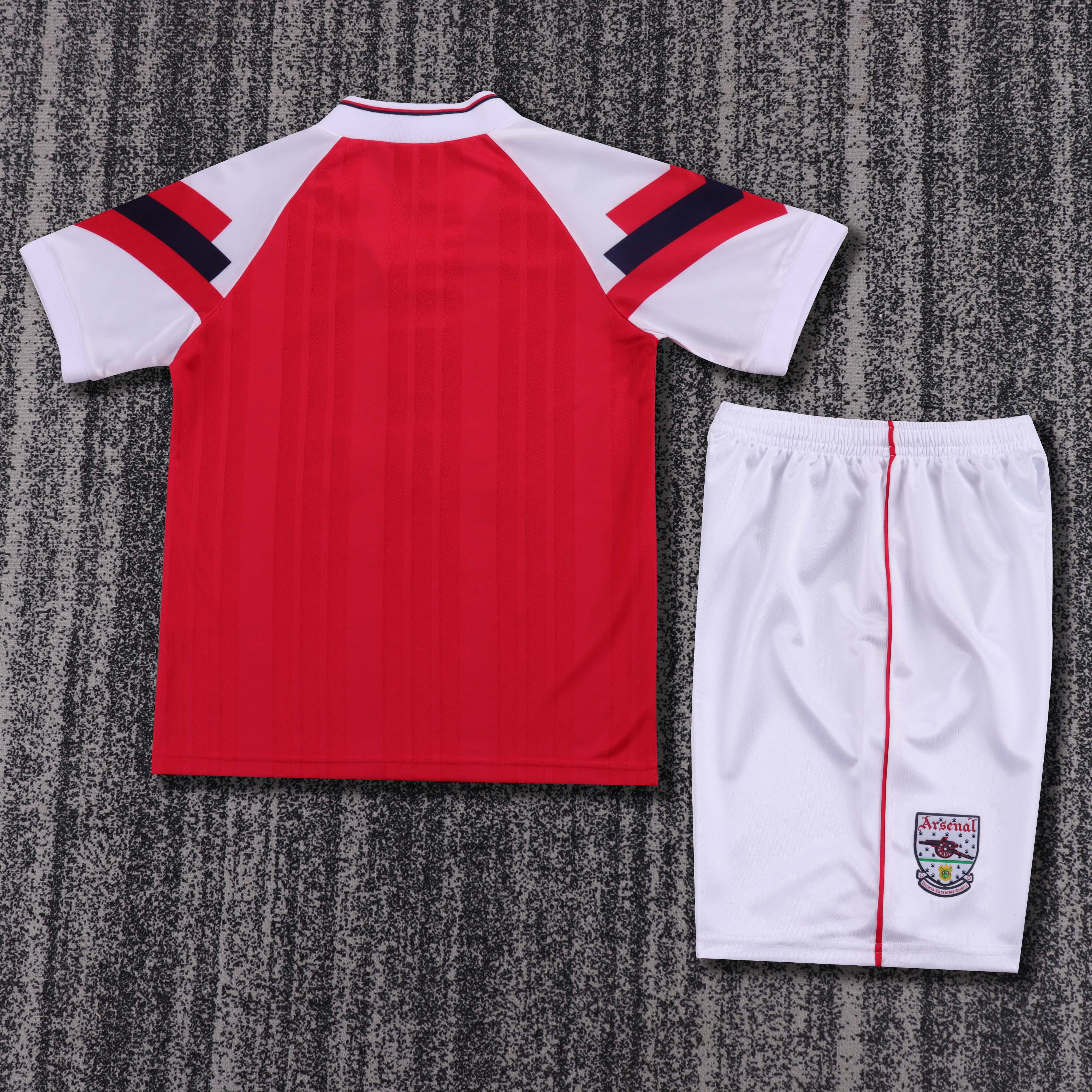 92/92 Arsenal Home Retro Football Shirt (Kids Kit)