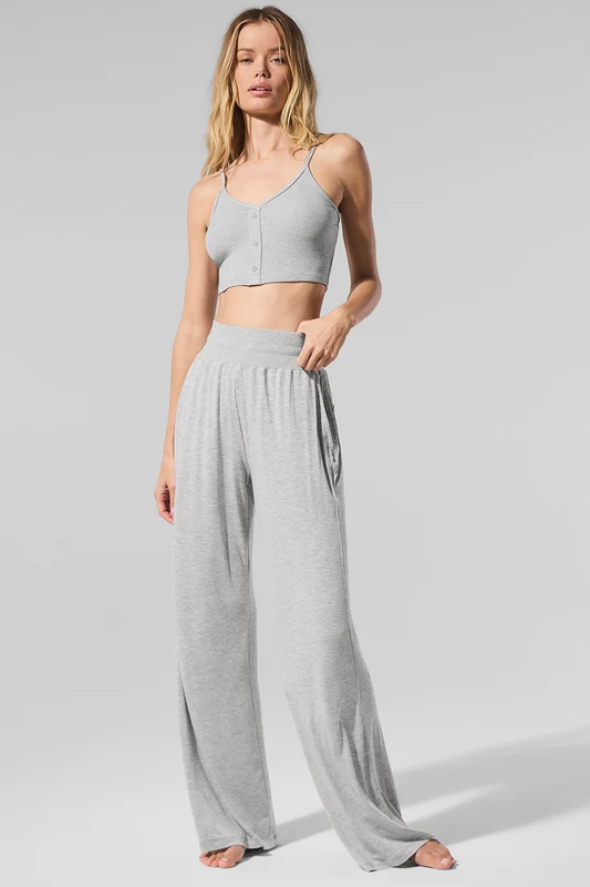 Semi-Sheer Delicate Lounge Flare Pant (Regular)