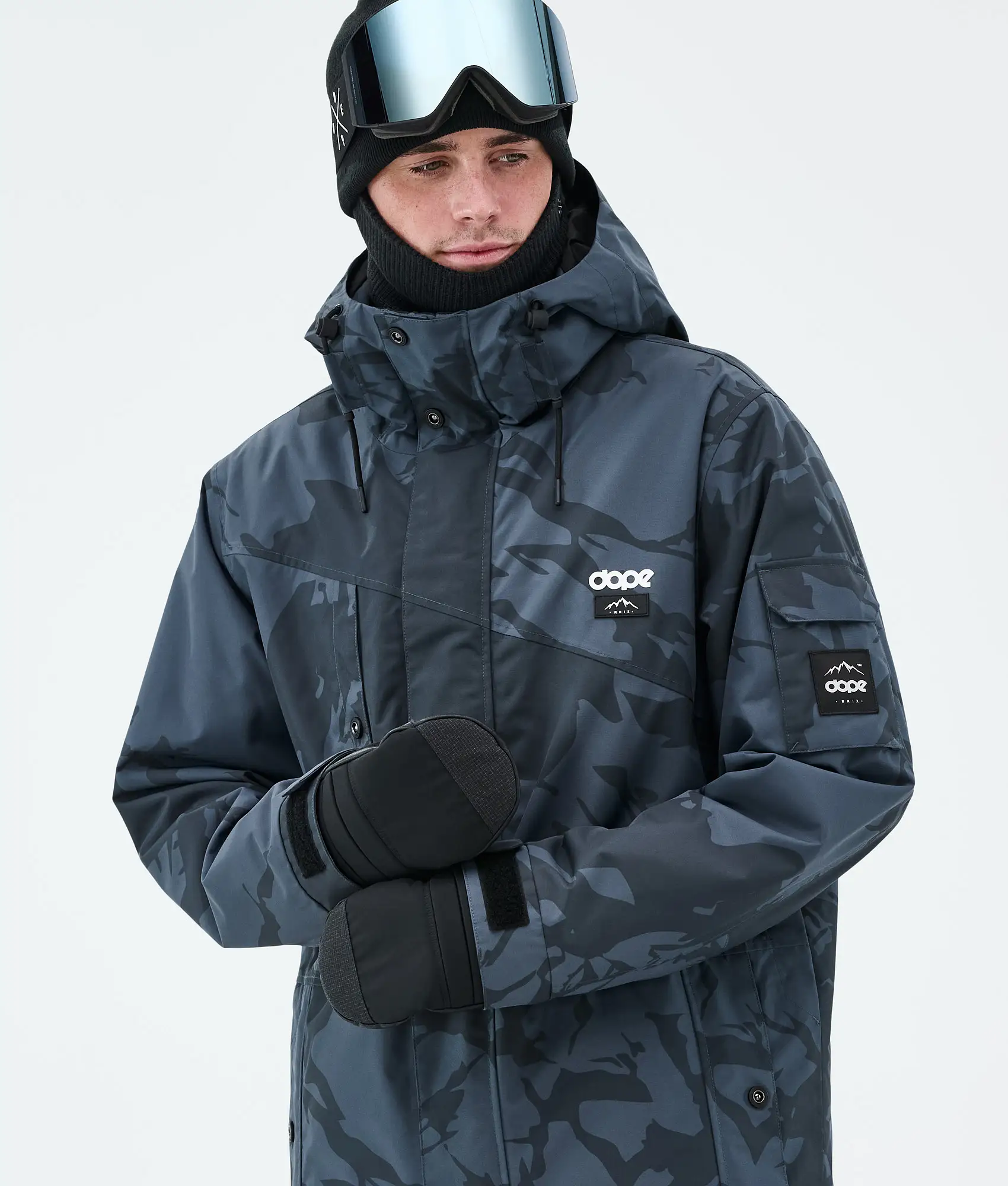 Adept Snowboard Jacket Men Metal Blue Camo